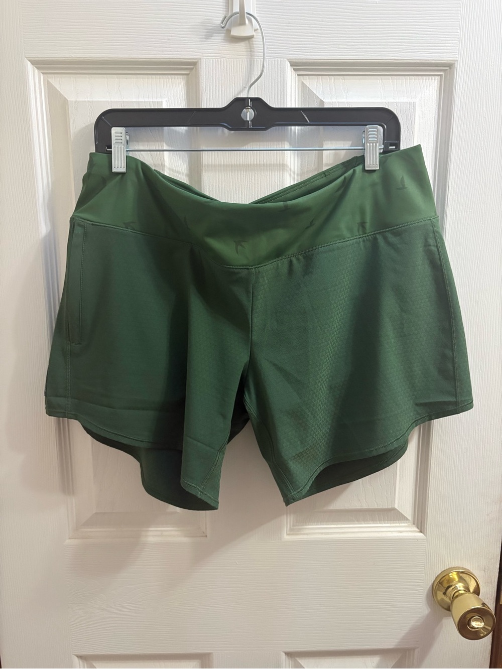 oiselle Forest Green Athletic Running Shorts